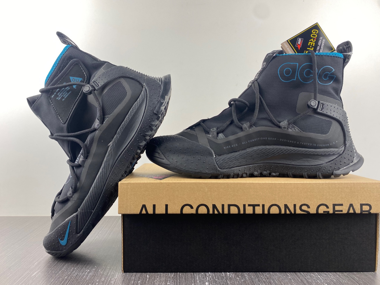nike acg air terra antarktik gore-tex shoes black bv6348-001