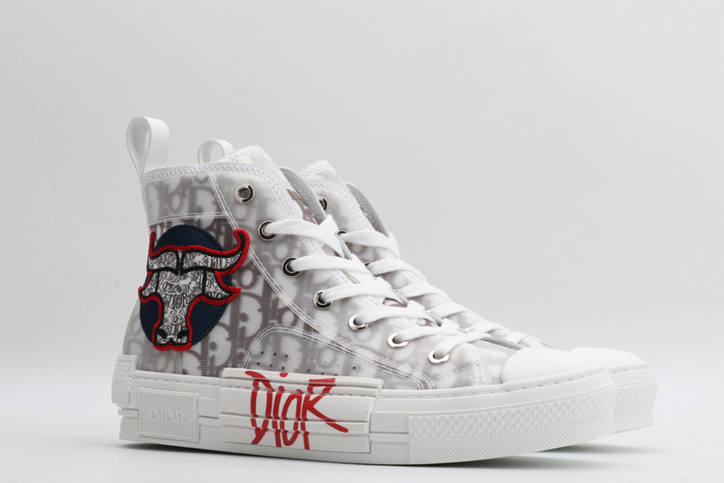 dio* b23 oblique high-top sneaker