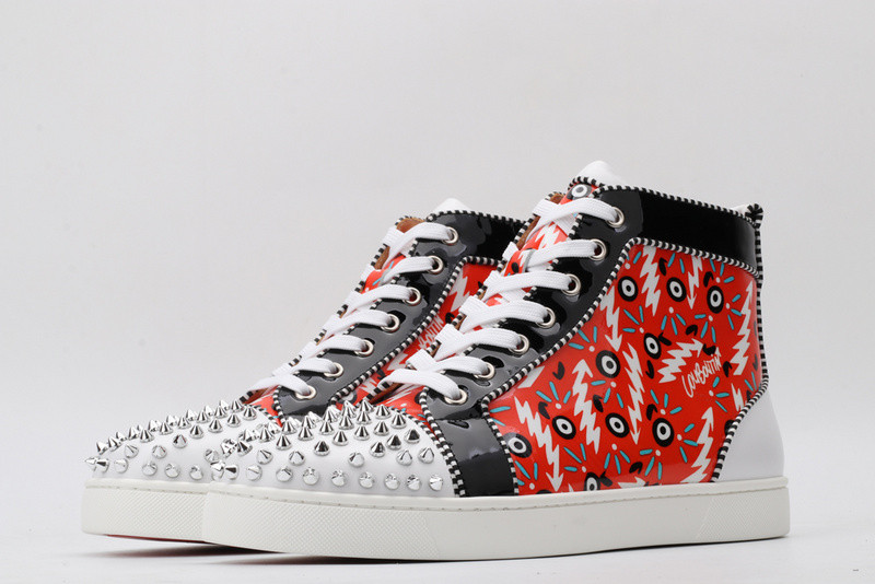 chian louin high top sneaker