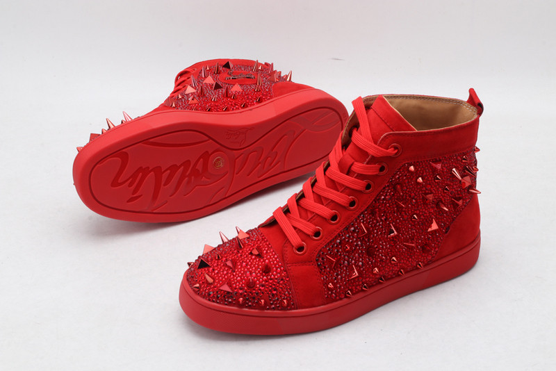chian louin high top sneaker