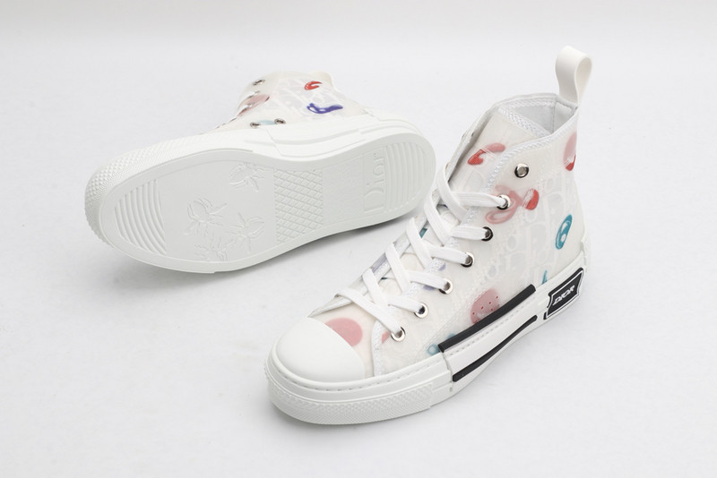 dio* b23 oblique high-top sneaker