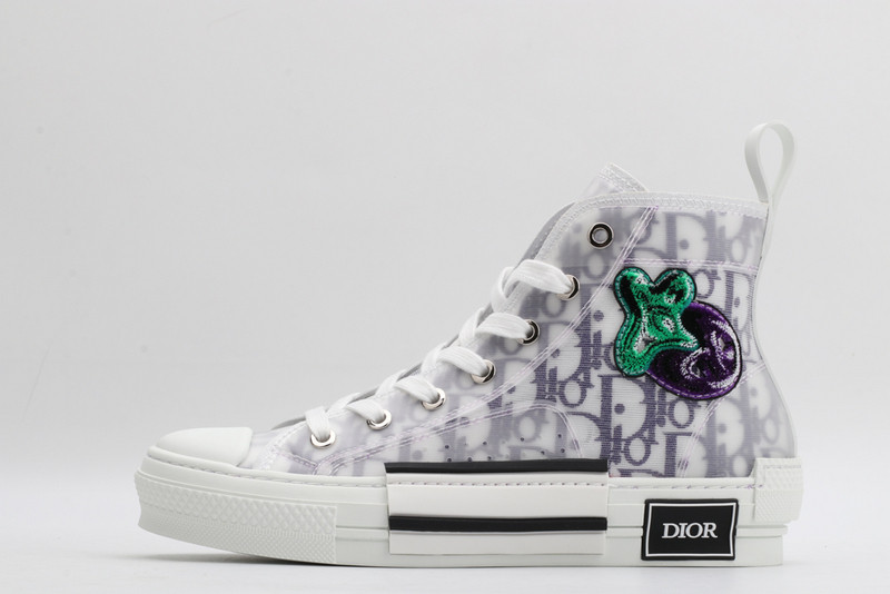 dio* b23 oblique high-top sneaker