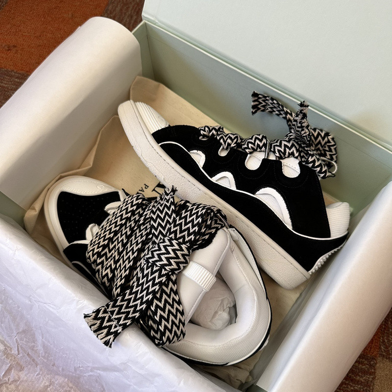 lanvin curb sneaker