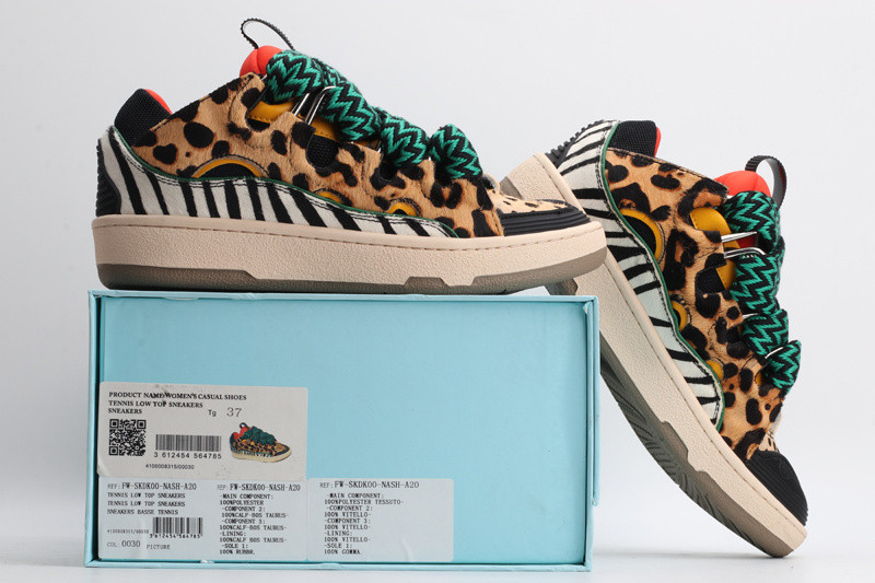 lanvin curb sneaker
