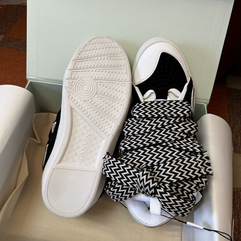 lanvin curb sneaker