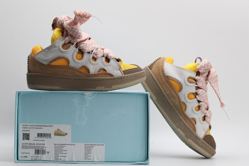 lanvin curb sneaker