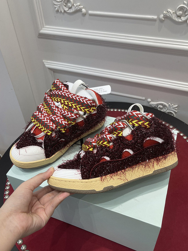 lanvin curb sneaker