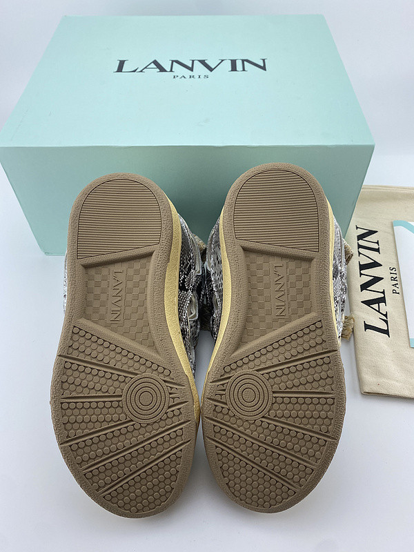 lanvin curb sneaker